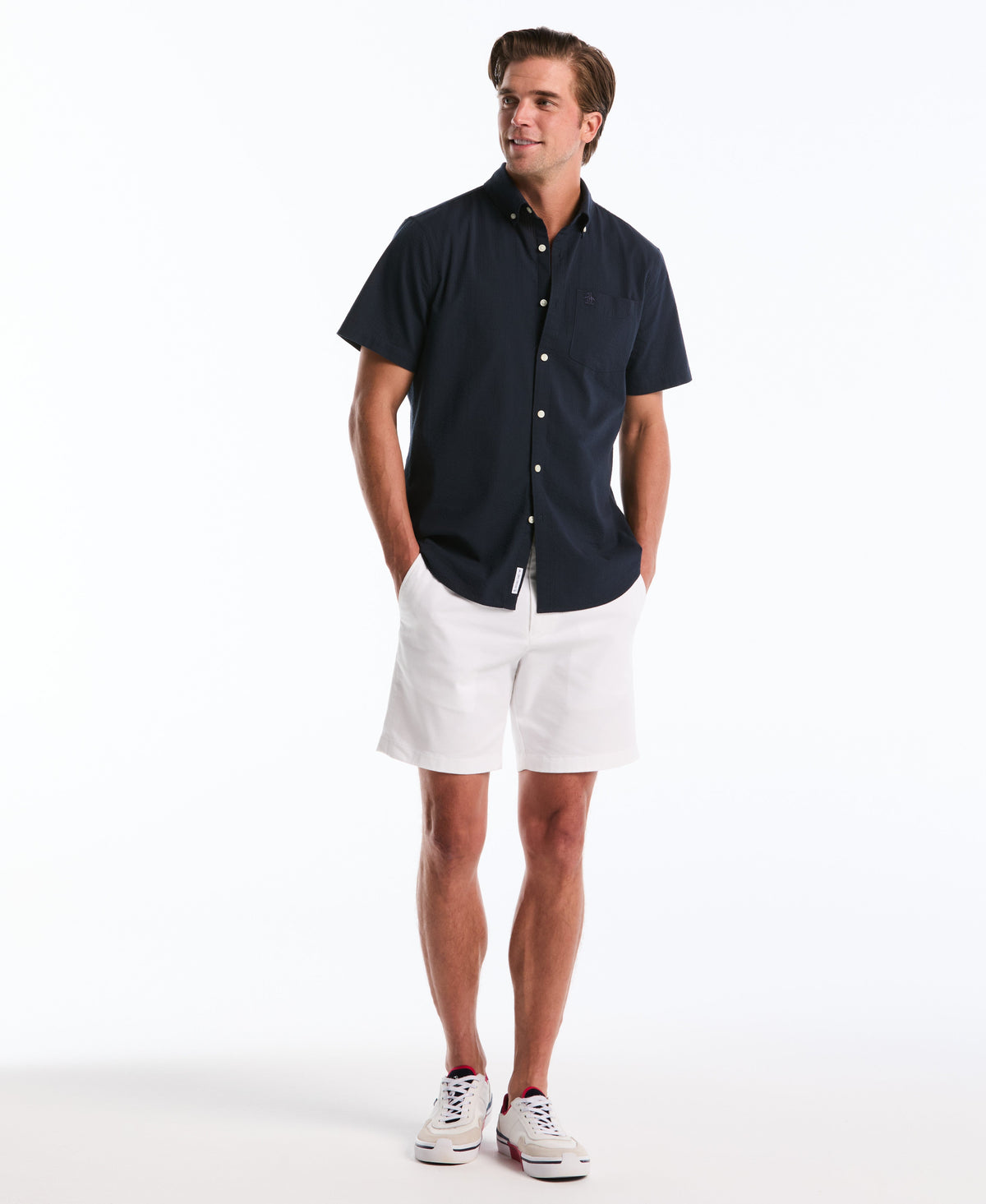 Original Penguin Seersucker Short Sleeve Shirt
