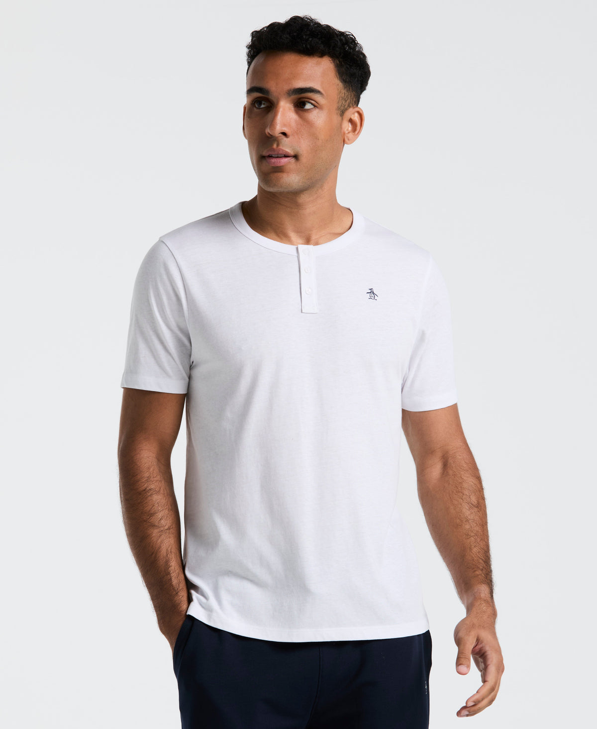 Original Penguin Short Sleeve Henley Shirt