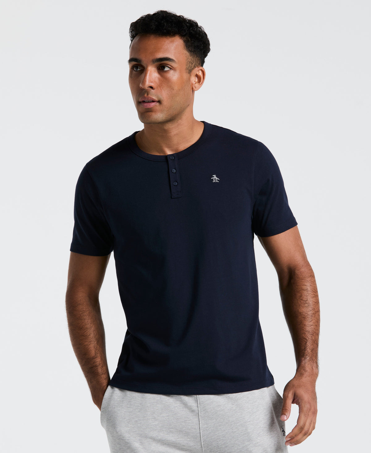 Original Penguin Short Sleeve Henley Shirt