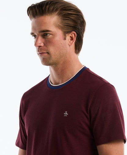 Original Penguin Slub Tipped Cotton Tee