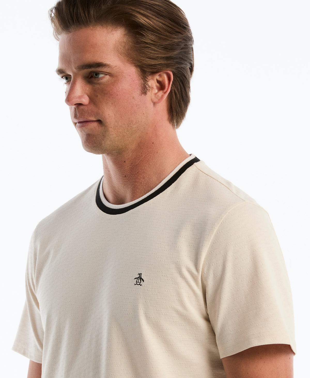 Original Penguin Slub Tipped Cotton Tee