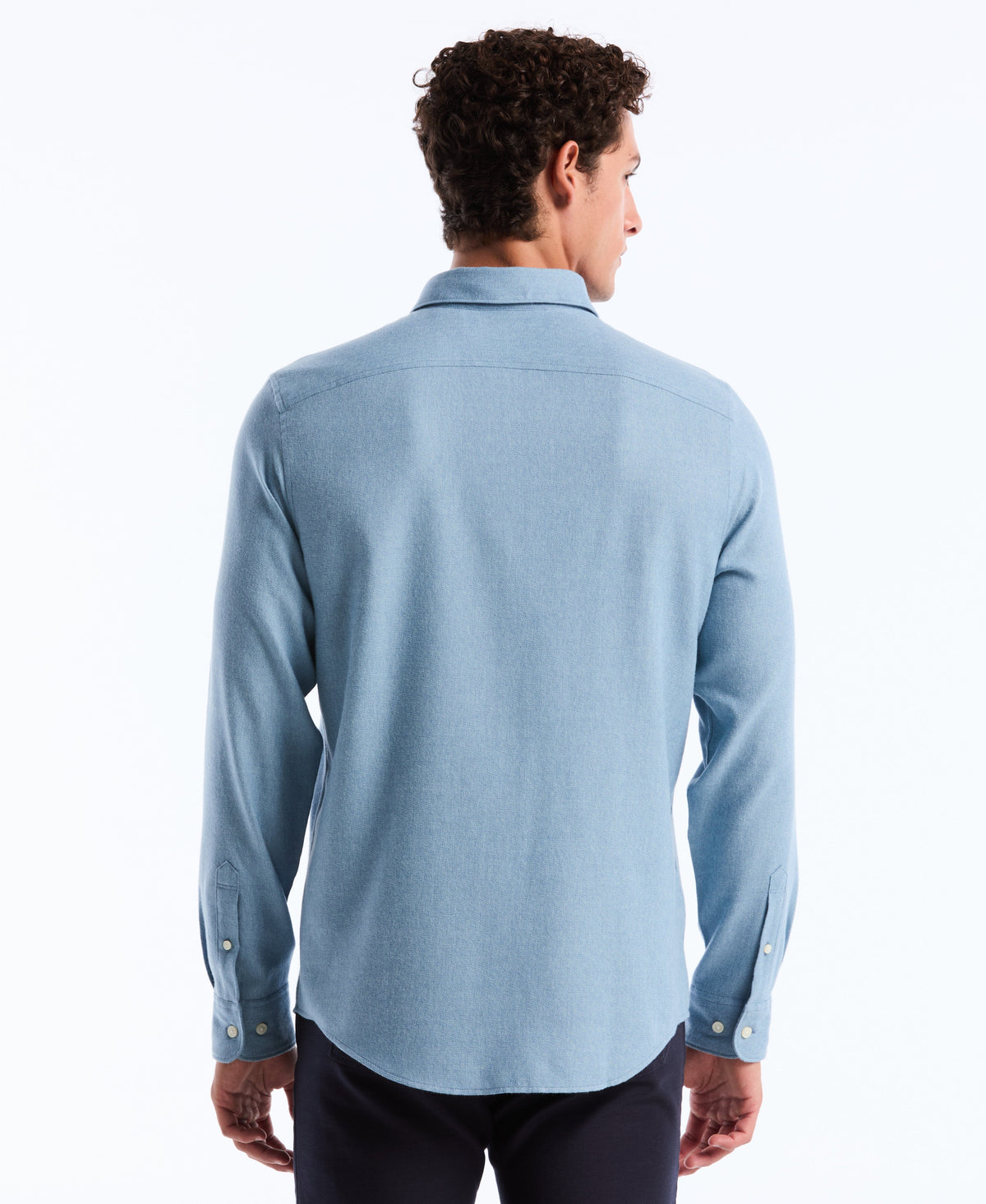 Original Penguin Solid-Colored Flannel Shirt