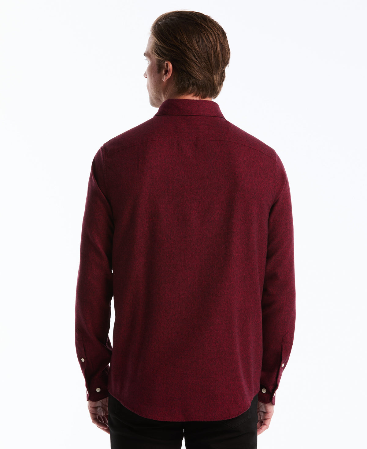 Original Penguin Solid-Colored Flannel Shirt