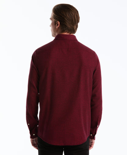 Original Penguin Solid-Colored Flannel Shirt