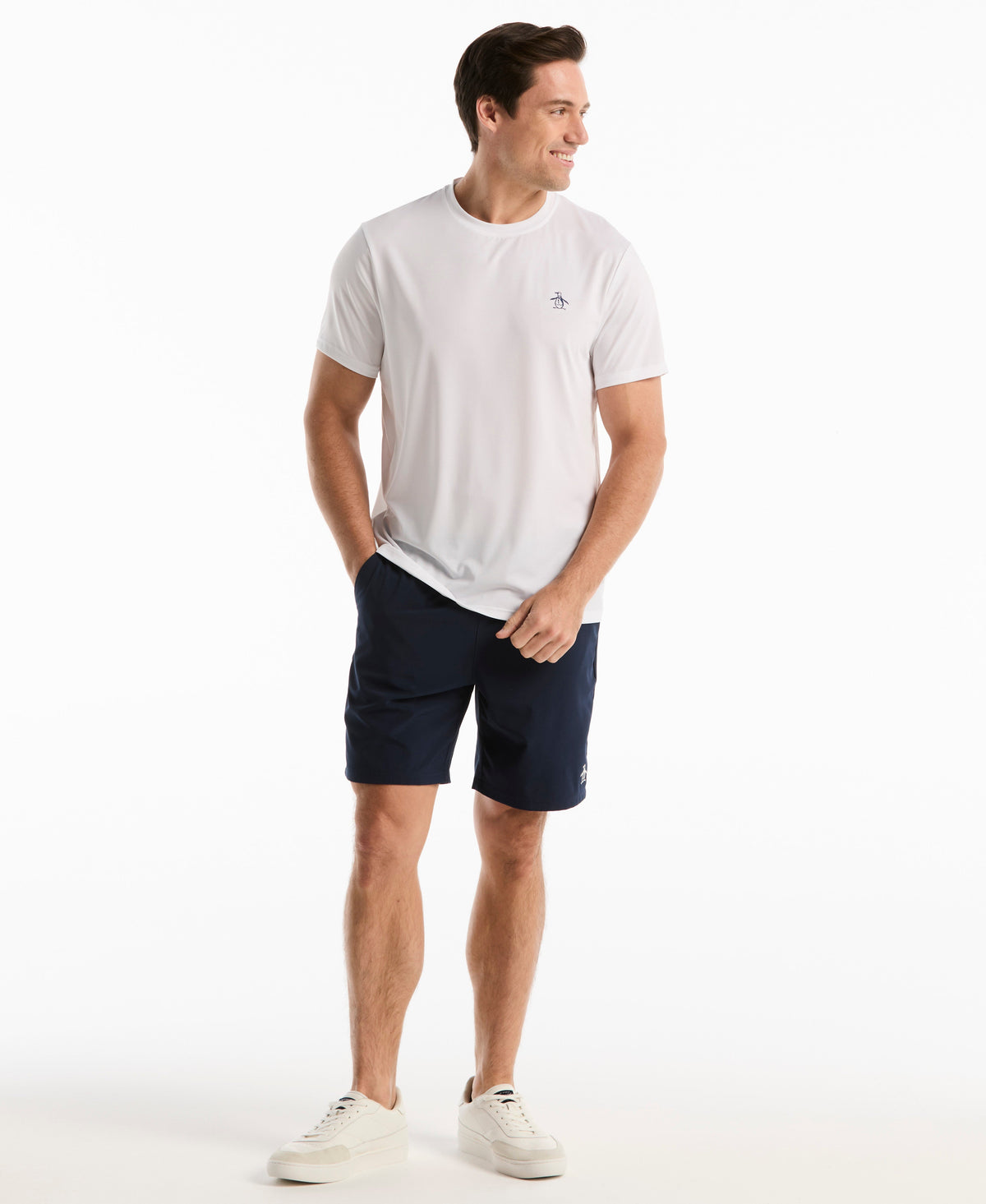 Original Penguin Solid Performance Crew Tennis Tee