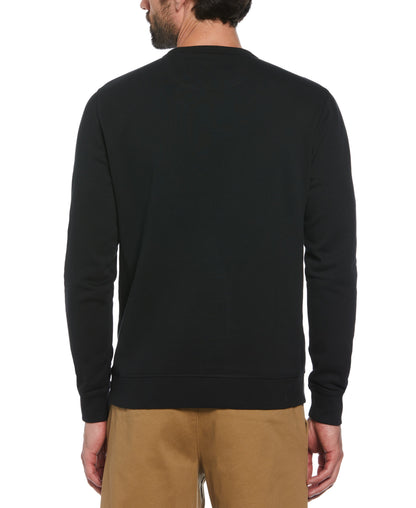 Original Penguin Sticker Pete Fleece Sweatshirt