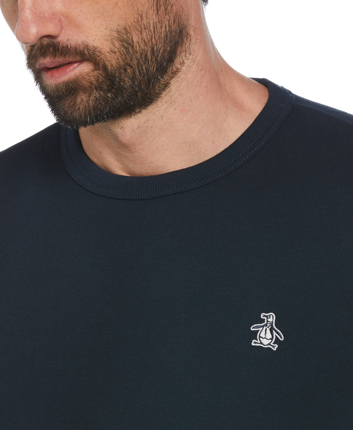 Original Penguin Sticker Pete Fleece Sweatshirt