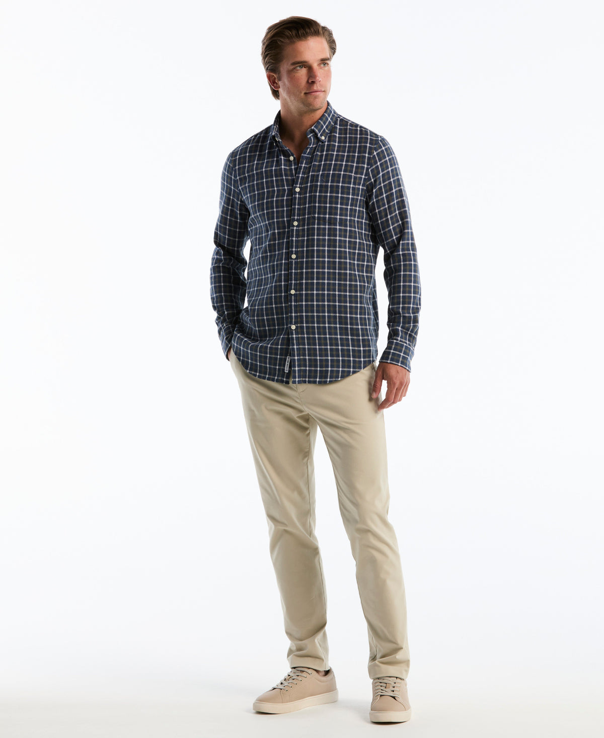 Original Penguin Texture Dobby Button-Down Shirt