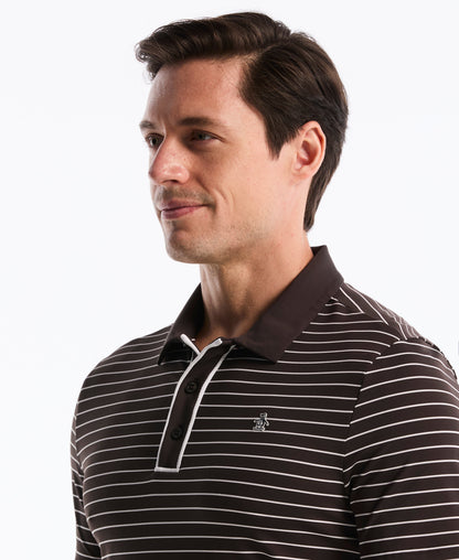 Original Penguin The Heritage ParTech™ Stripe Golf Polo