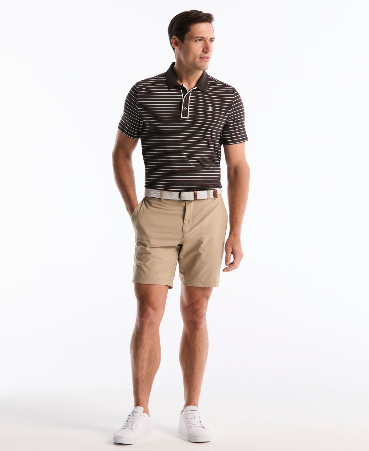 Original Penguin The Heritage ParTech™ Stripe Golf Polo