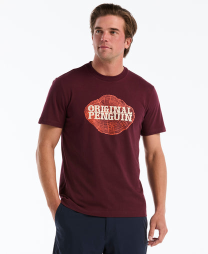 Original Penguin Tree Ring Graphic Tee