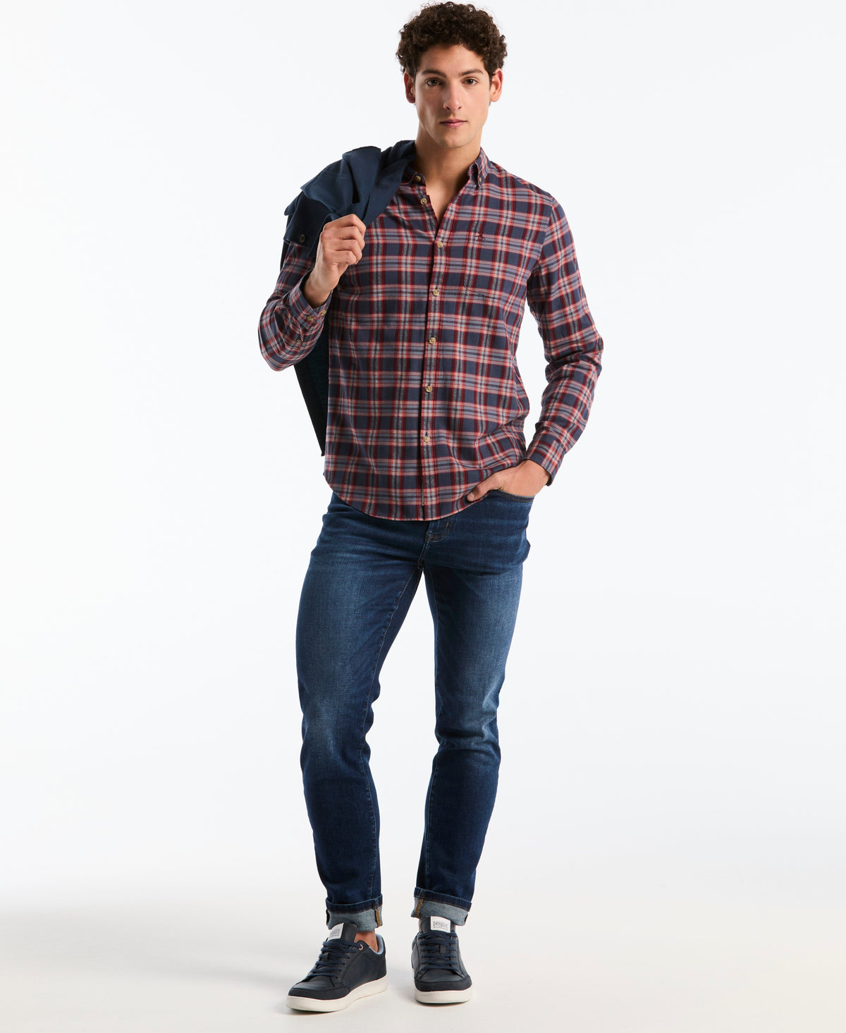 Original Penguin Twill Plaid Button-Down Shirt