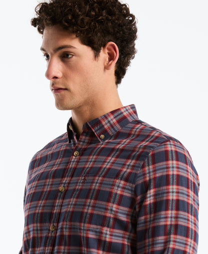Original Penguin Twill Plaid Button-Down Shirt