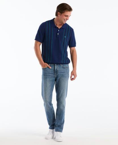 Original Penguin Vertical Stripe Sweater Polo