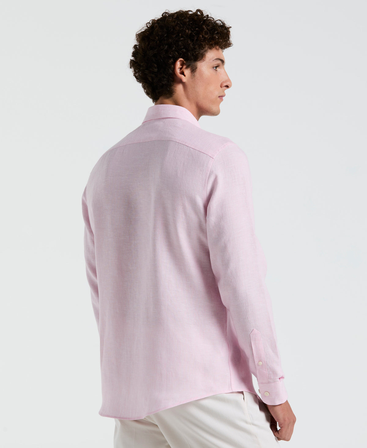 Original Penguin Washed Linen Long Sleeve Shirt