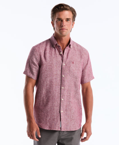 Original Penguin Washed Linen Pocket Shirt