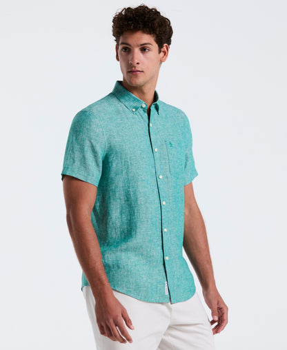 Original Penguin Washed Linen Pocket Shirt