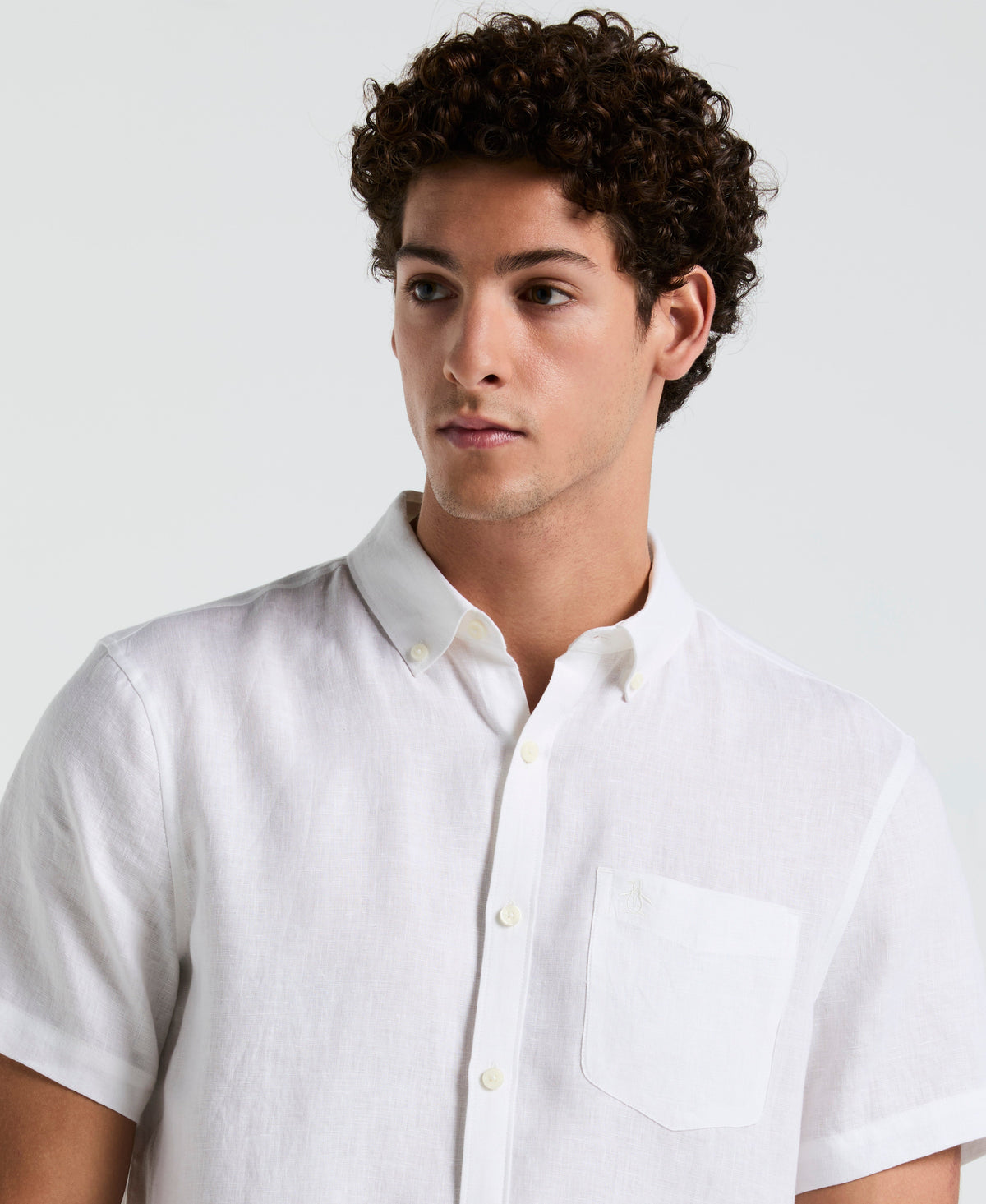 Original Penguin Washed Linen Pocket Shirt