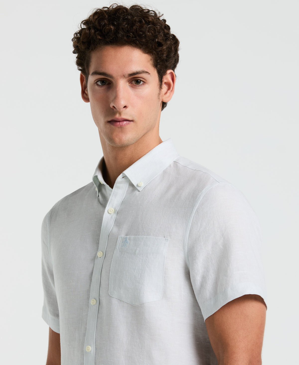 Original Penguin Washed Linen Pocket Shirt