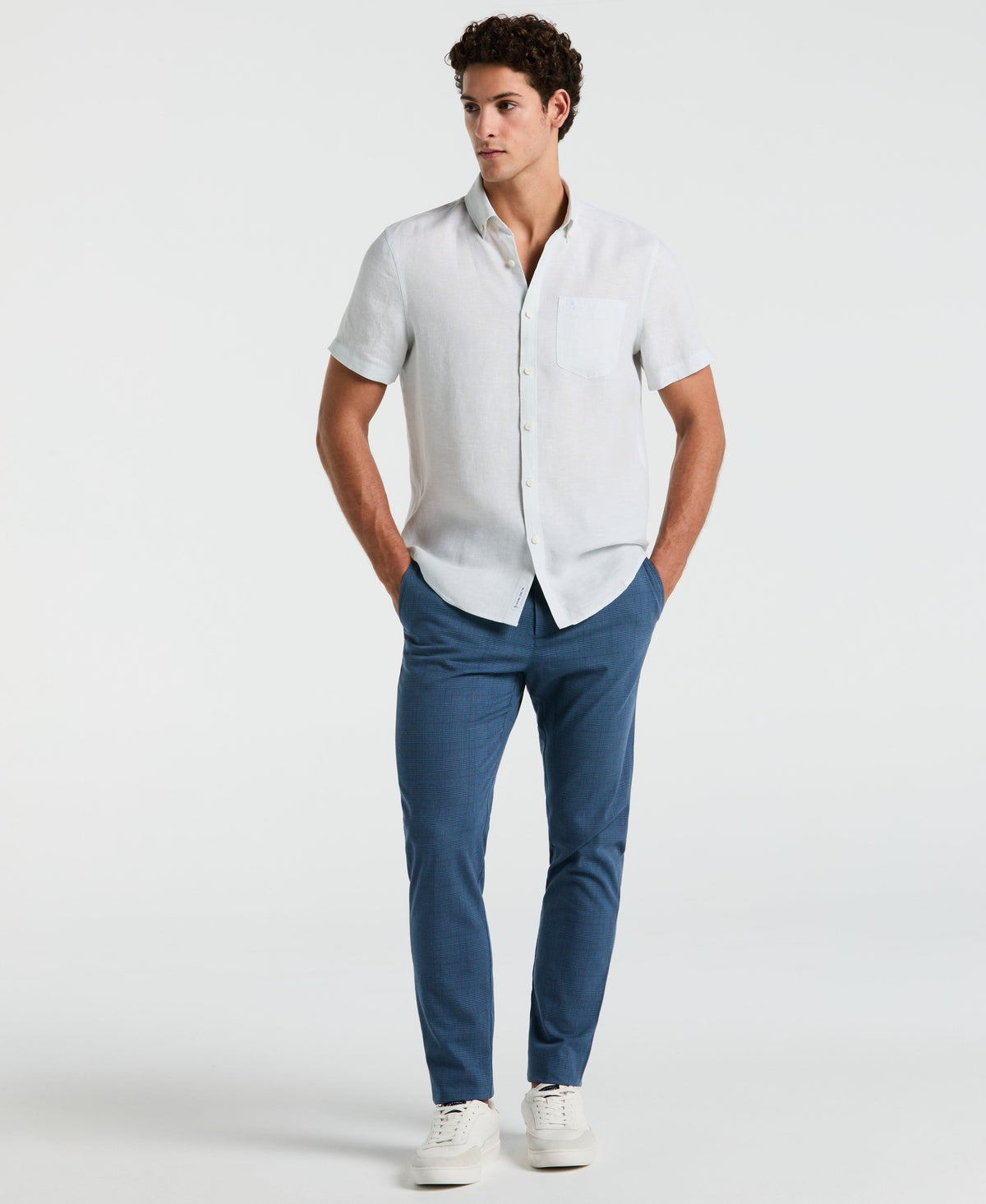 Original Penguin Washed Linen Pocket Shirt