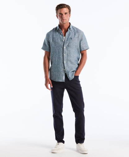Original Penguin Washed Linen Pocket Shirt