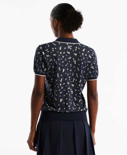 Original Penguin Women's Floral Pocket Golf Sweater Polo