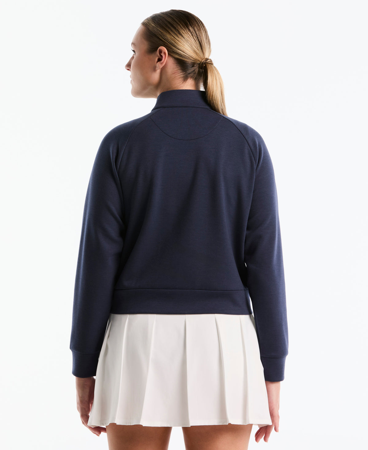 Original Penguin Women's Full-Zip Textured Knit Golf Jacket