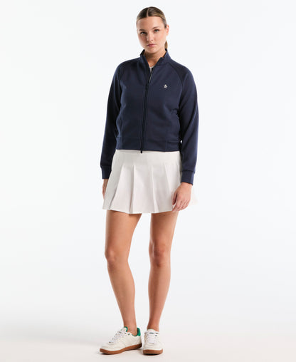 Original Penguin Women's Full-Zip Textured Knit Golf Jacket