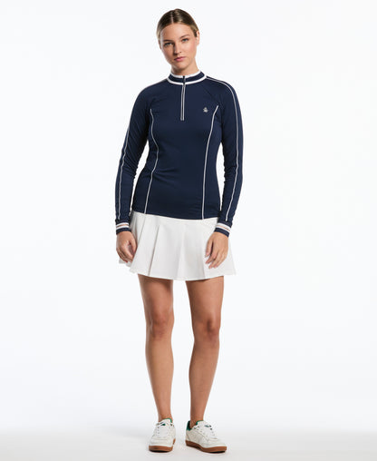 Original Penguin Women's Quarter Zip ParTech™ UV Protection Golf Shirt