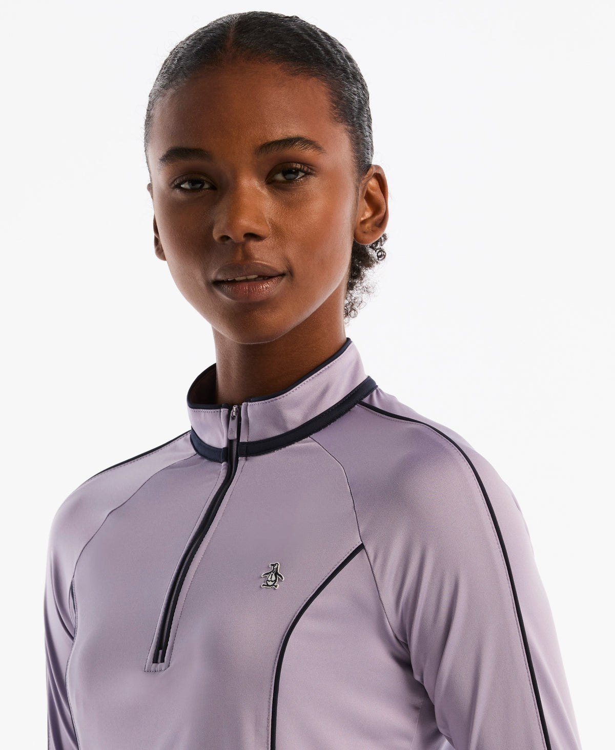 Original Penguin Women's Quarter Zip ParTech™ UV Protection Golf Shirt