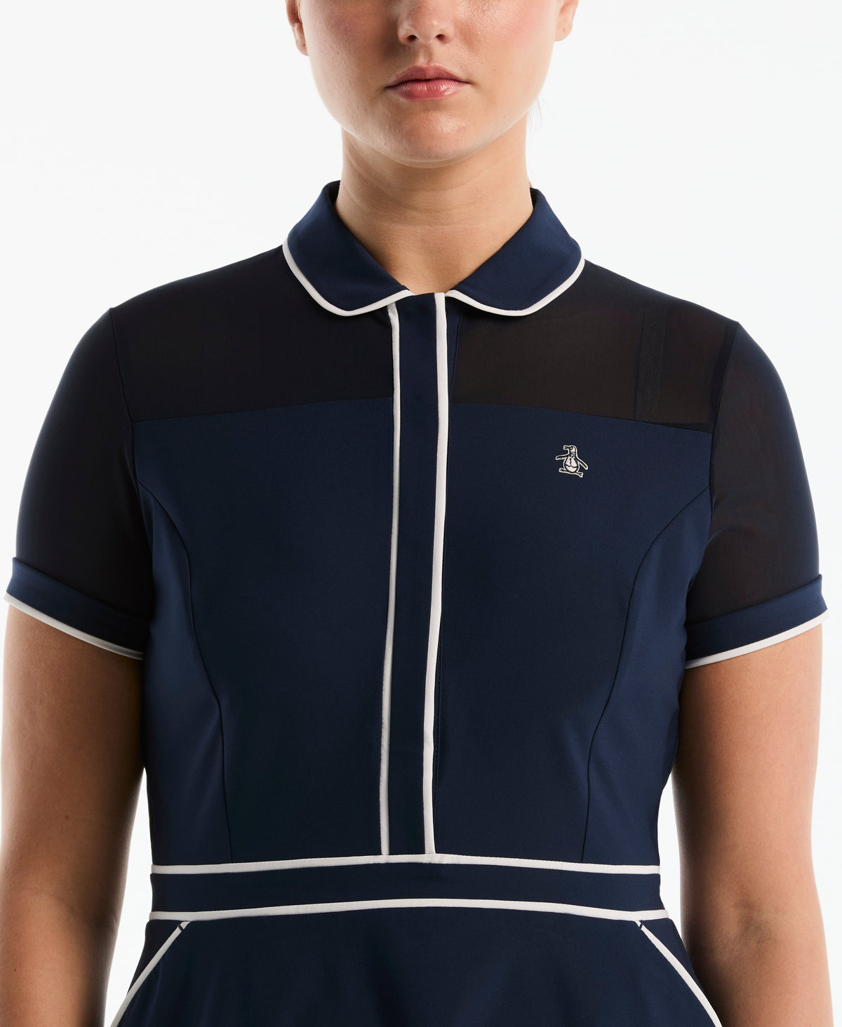 Original Penguin Women's Veronica Contrast Tipping Dress